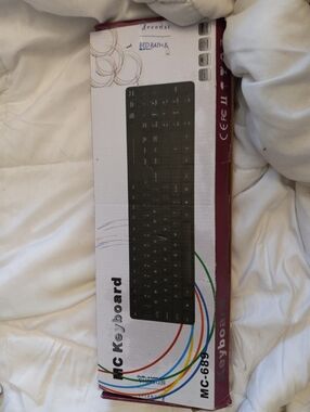 MC Keyboard Slim Black Wired Keyboard